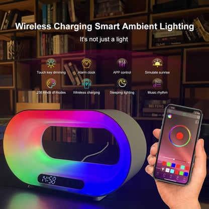 3 in 1 Smart Multifunctional Wireless Charger Alarm Clock